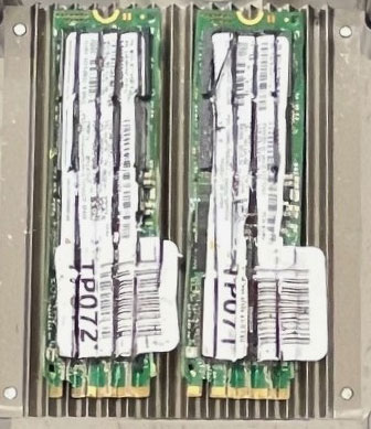 縦に破壊したM.2 SSD